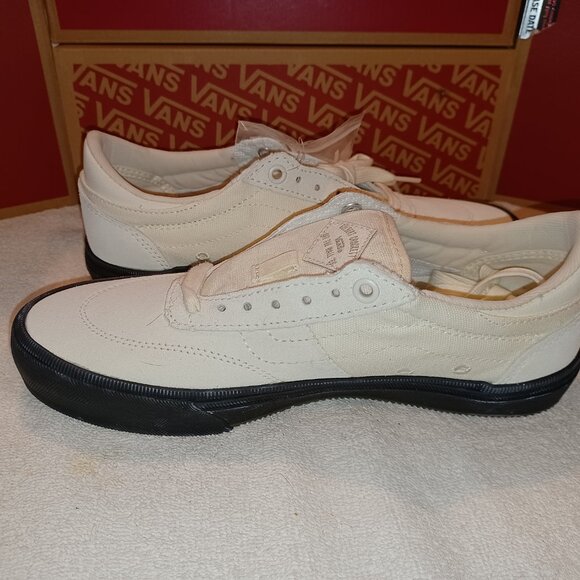 Vans Men's 6.5/Women's 8 Gilbert Crockett Pro Antique White/Black VN0A5JIF86H - Picture 9 of 12